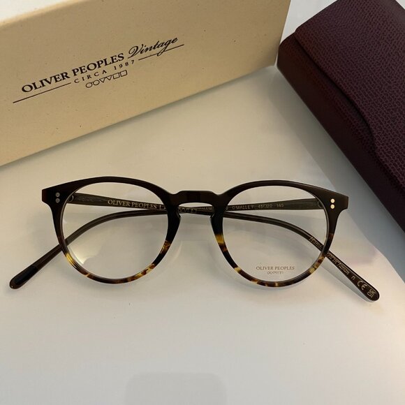 OLIVER PEOPLES O'Malley 47mm Optical MSRP$482 Christian Bale's  Fav Timeless des - Picture 2 of 15